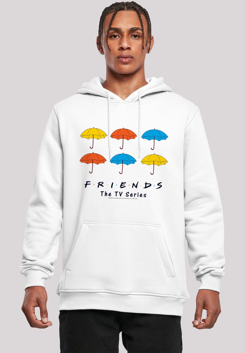 

Толстовка FRIENDS BUNTE REGENSCHIRME - Hoodie F4NT4STIC, белый