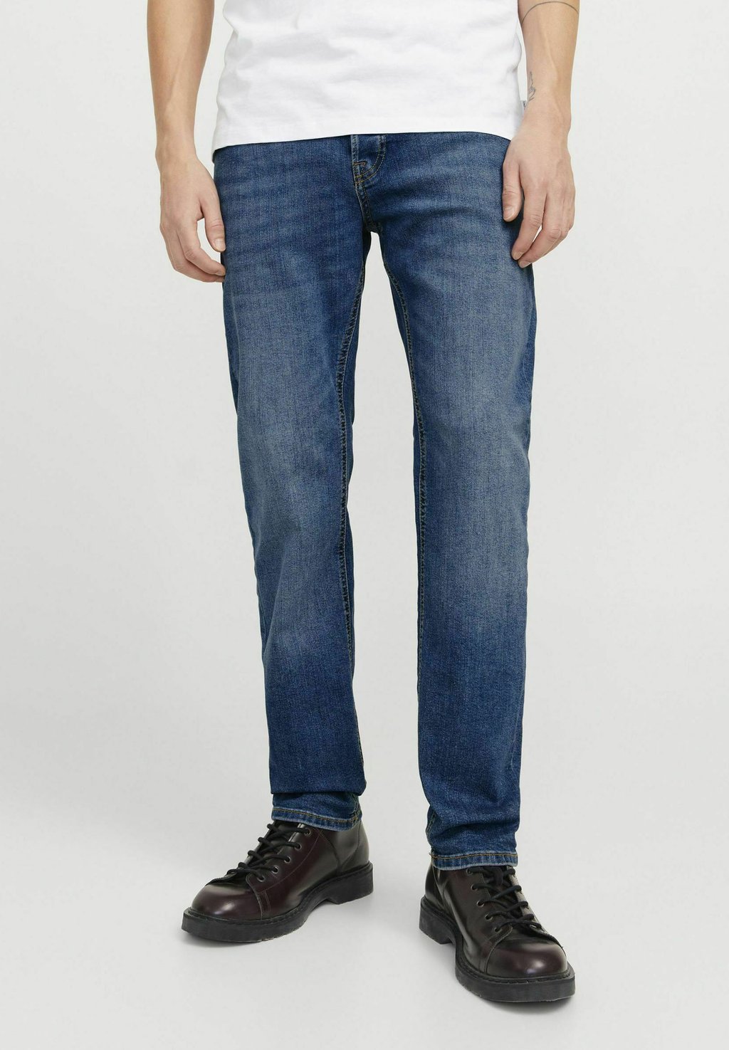 

Зауженные джинсы JWHMIKE Jack & Jones, синий