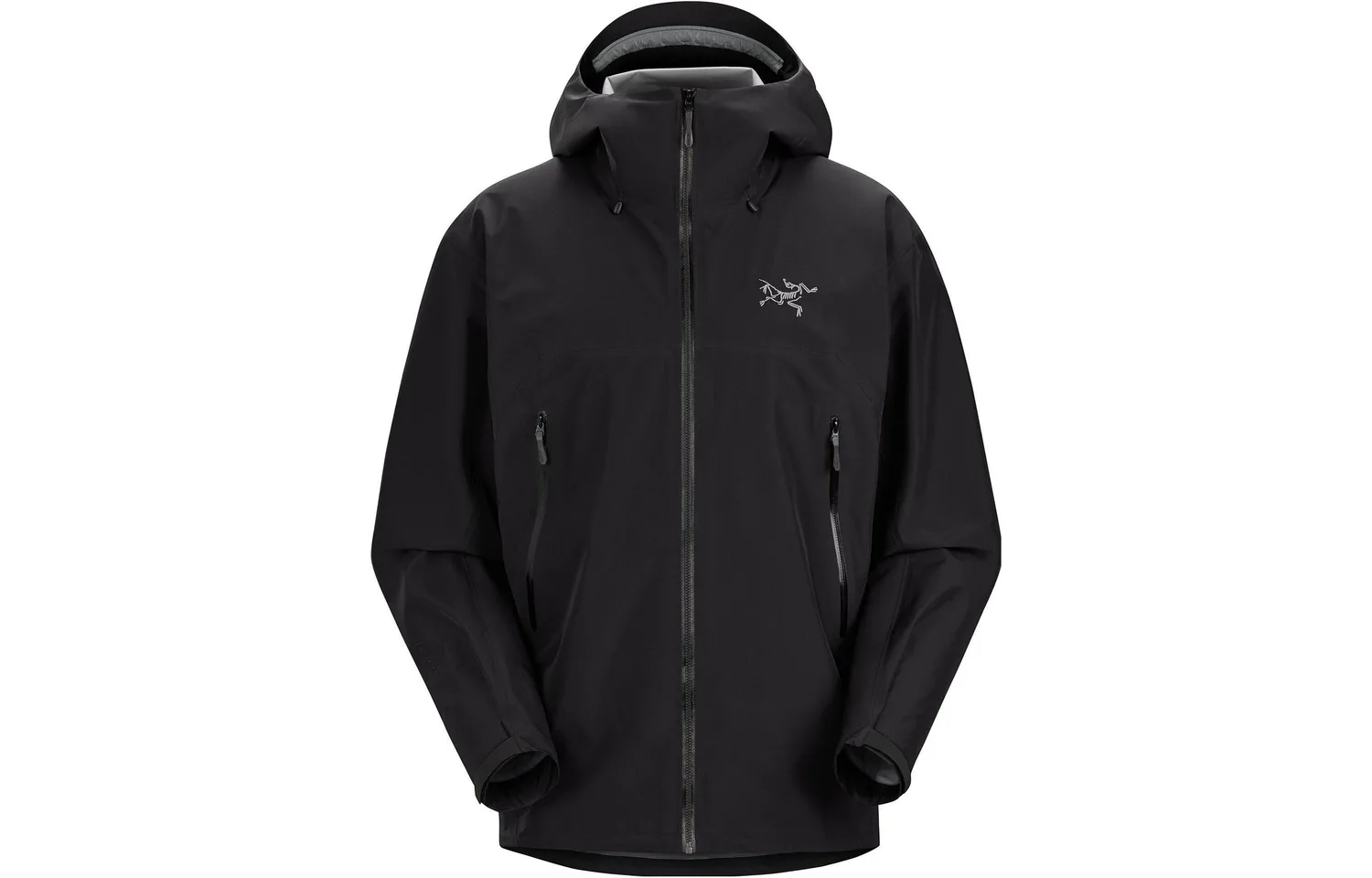 Водонепроницаемая и дышащая куртка BETA LIGHTWEIGHT мужская Arcteryx, Black Sapphire/Pale Green/Black Sapphire/Pytheas — фото 4