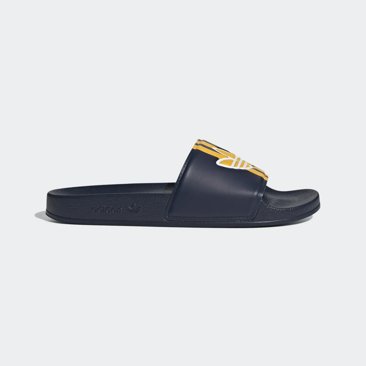 Сандалии для купания Adidas Originals "ADILETTE", цвет Night Indigo / Bold Gold / Cloud White — фото 2