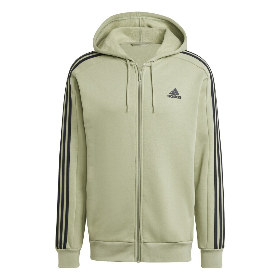 

Свитер с капюшоном на молнии ADIDAS SPORTSWEAR Athletic Zip-Up Hoodie, зеленый