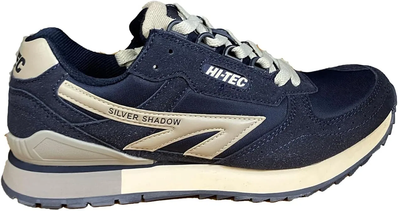 Кроссовки HI-TEC Silver Shadow OG, серебристо-серые с зелеными вставками — фото 3