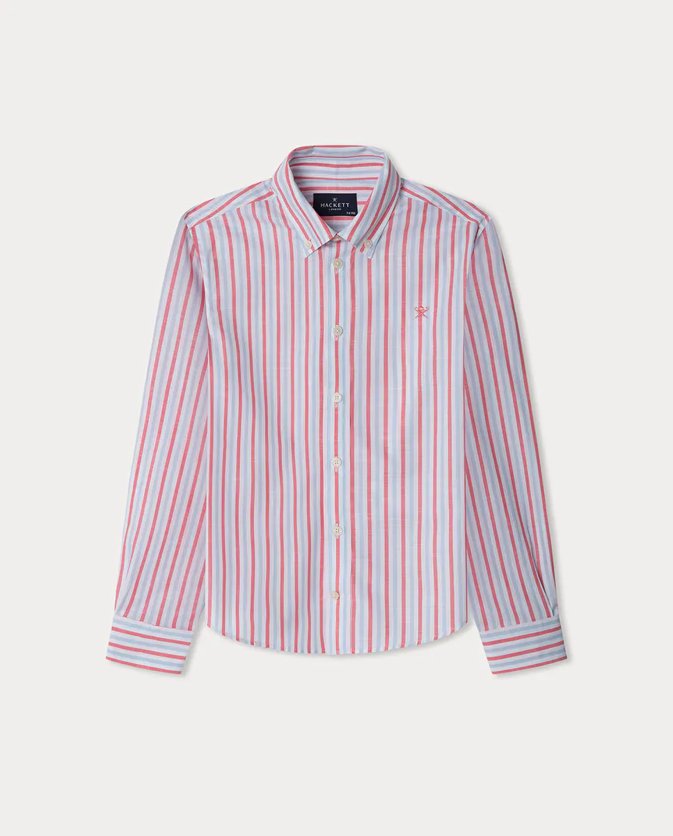 

Рубашка для мальчика в полоску Hackett, коралловый
