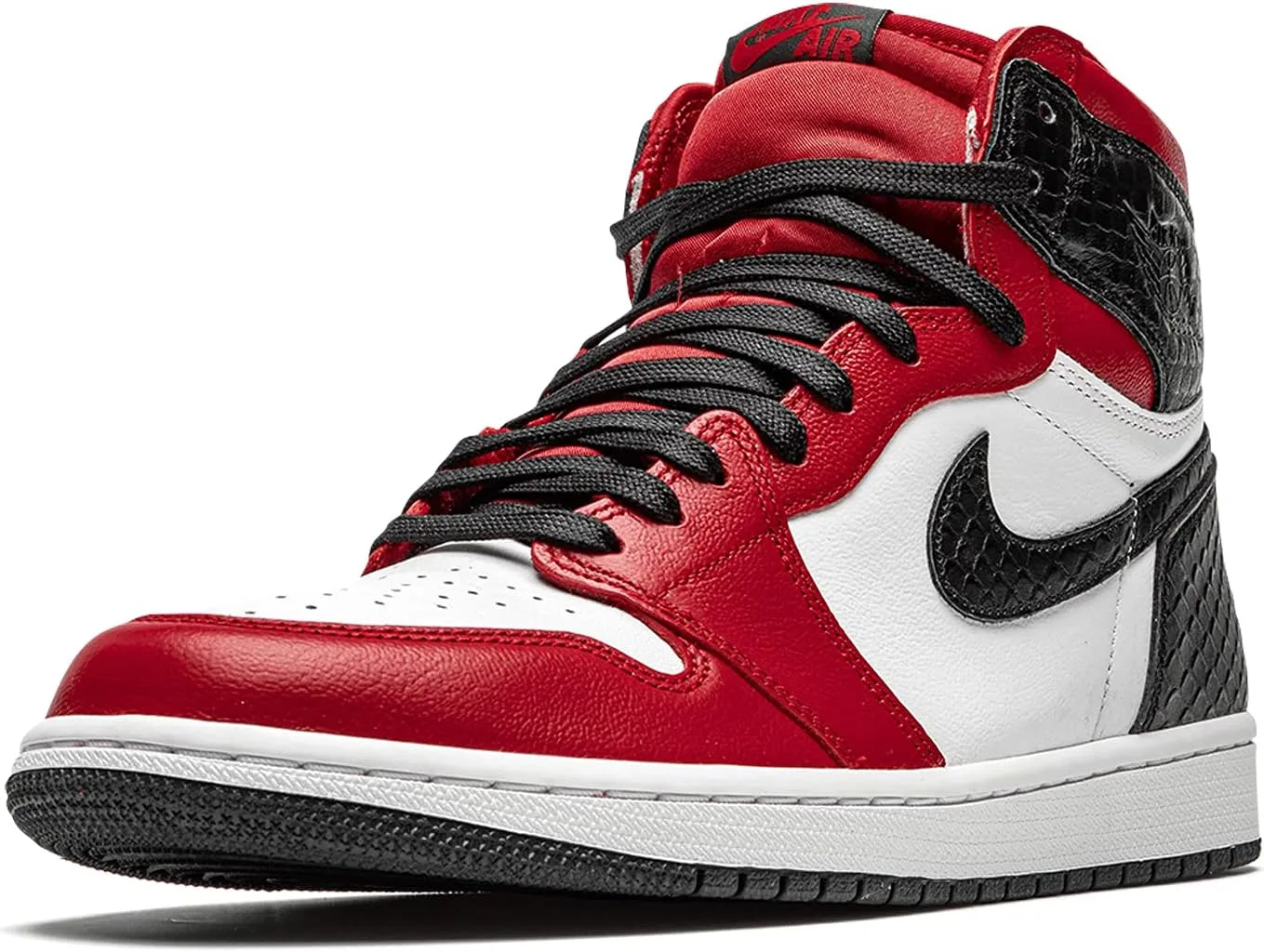 Кроссовки для бега по пересеченной местности Nike Air Jordan 1 Retro High OG унисекс, белый/черный/красный — фото 4