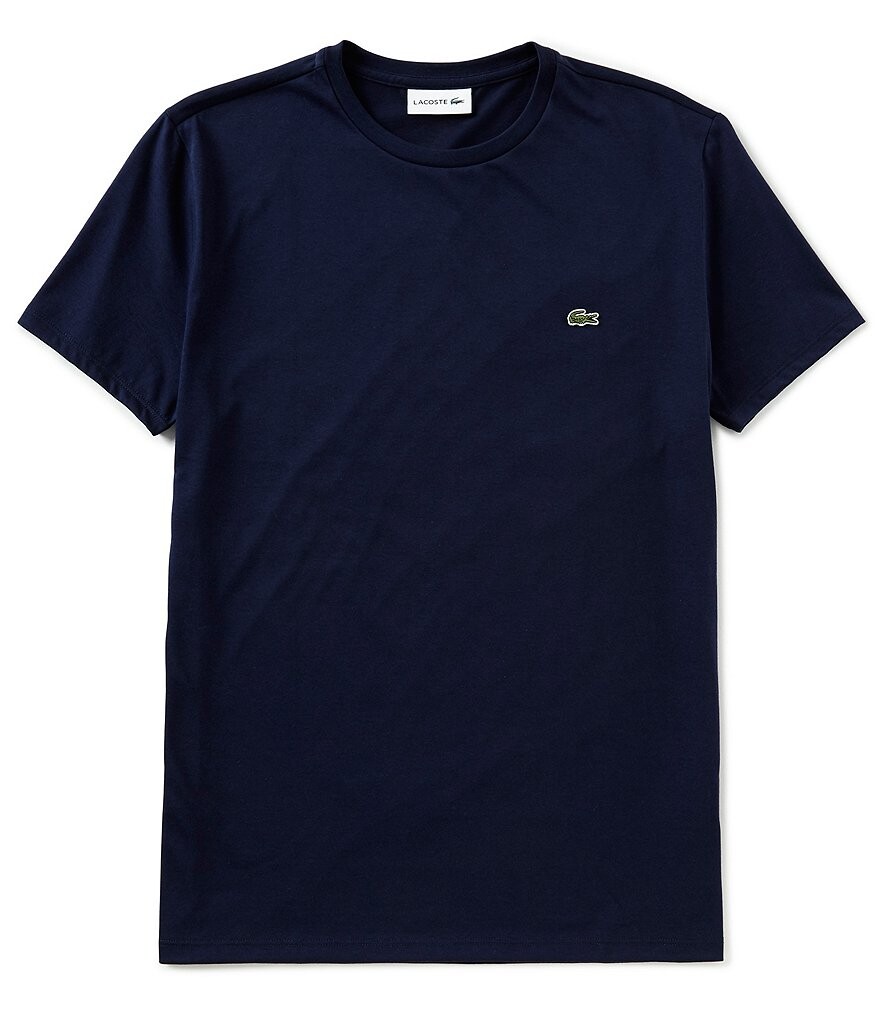 

Lacoste Big & Tall Pima Хлопковая трикотажная футболка с короткими рукавами, синий