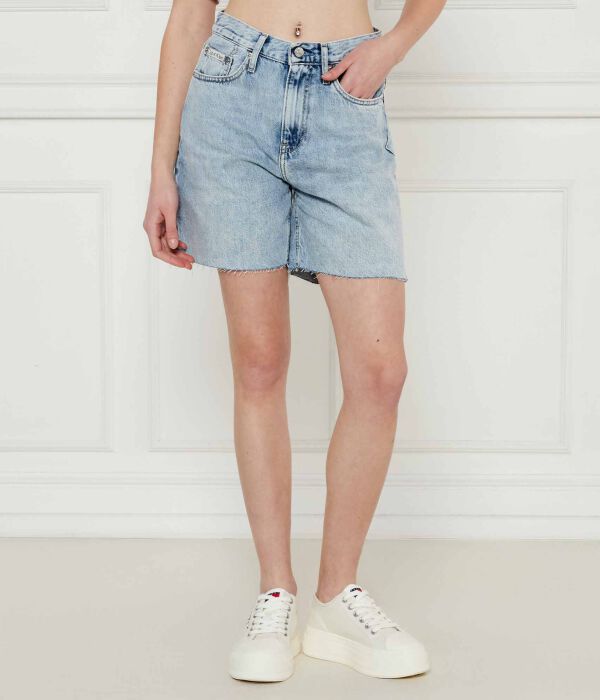 

Джинсовые шорты бермуды Relaxed fit Calvin Klein Jeans, синий
