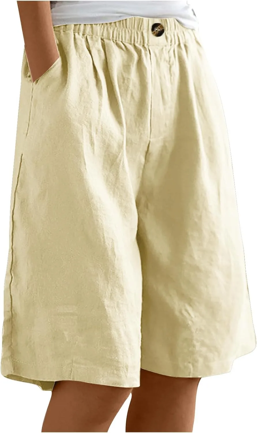 

JOAU Женские бермуды 2024 Casual с карманами