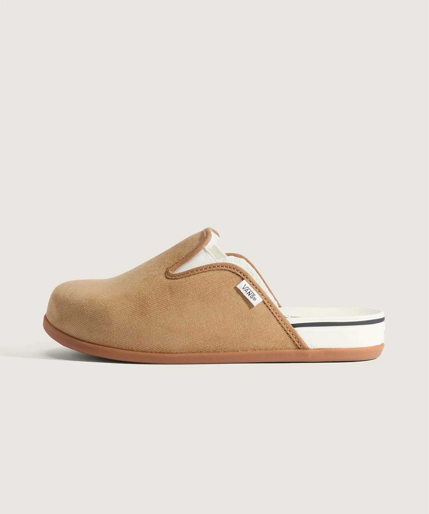 Универсальные слипоны из хлопка VANS MTE Harbor Mule CHIPMUNK/MARSH светлый коричневый