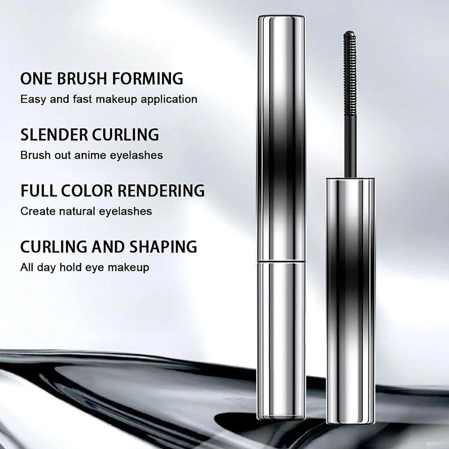 Тушь для ресниц «Iron Wand Mascara» от Nour, коричневая ‎Crtzha, Brown — фото 4