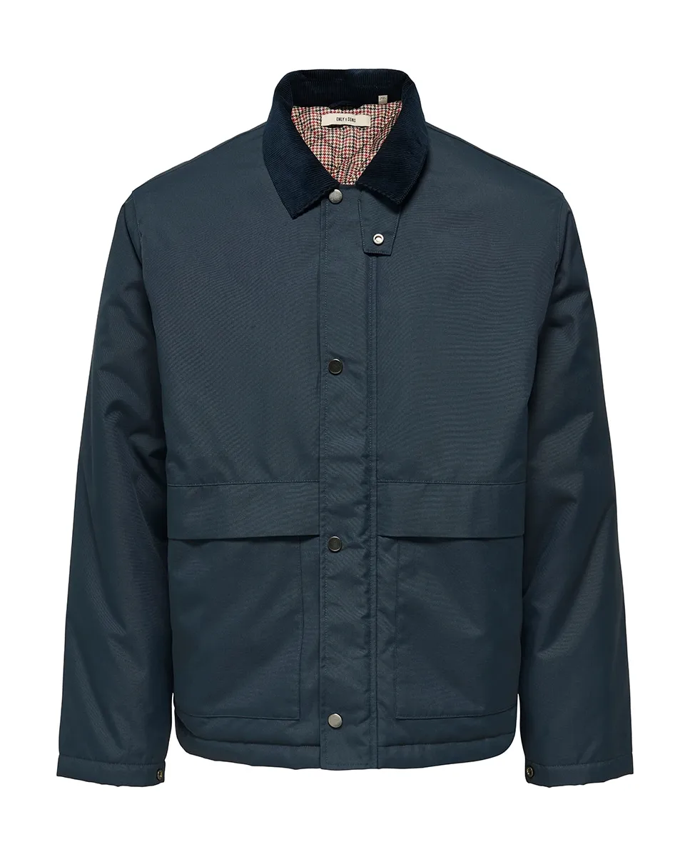 

Мужская куртка обычного кроя Only & Sons, синий