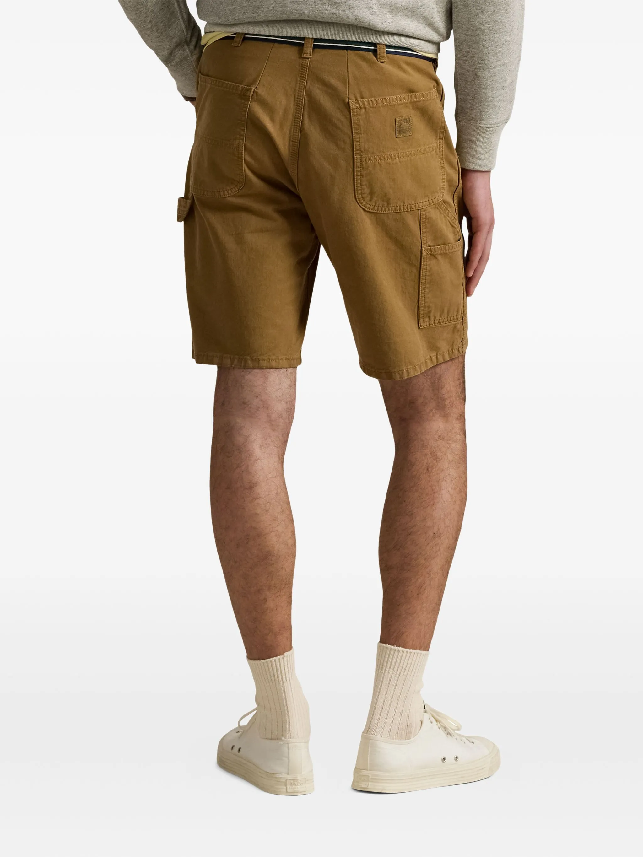 Шорты-бермуды с нашивкой-логотипом Polo Ralph Lauren, зеленый — фото 4