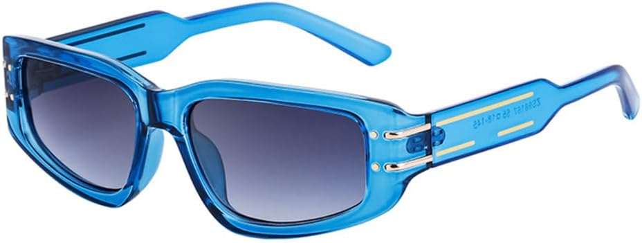 

Маленькие прямоугольные солнцезащитные очки для женщин, роскошные классические солнцезащитные очки для мужчин, модные винтажные очки, защита от УФ-излучения UV400 generic, 5