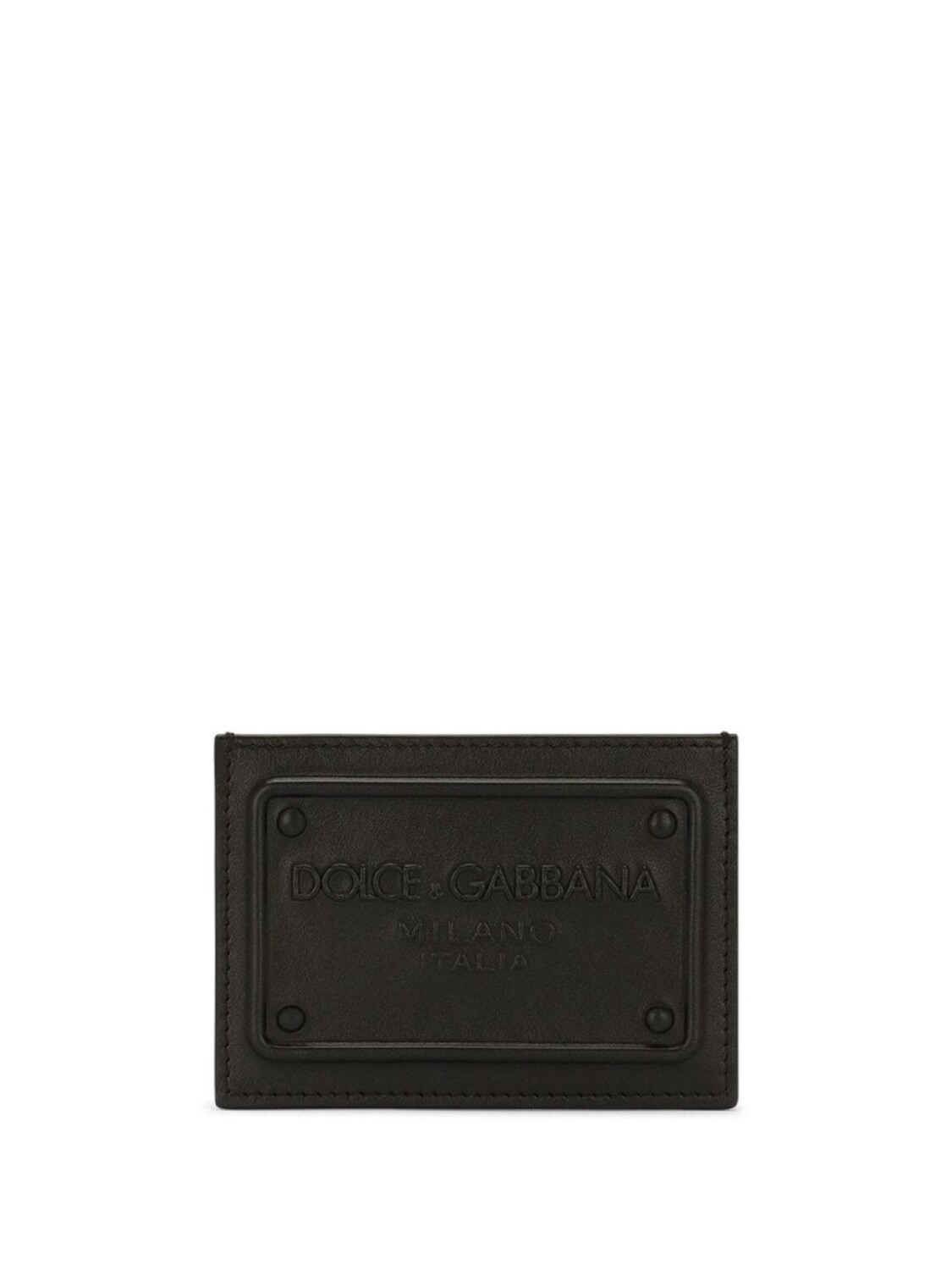 

Dolce & Gabbana картхолдер с тисненым логотипом DG, черный