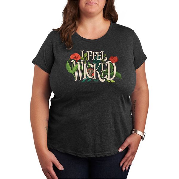 

Футболка Plus size Wicked for Good Elphaba I Feel Wicked Licensed Character, Heather Charcoal, Черный, Футболка Plus size Wicked for Good Elphaba I Feel Wicked Licensed Character, Heather Charcoal