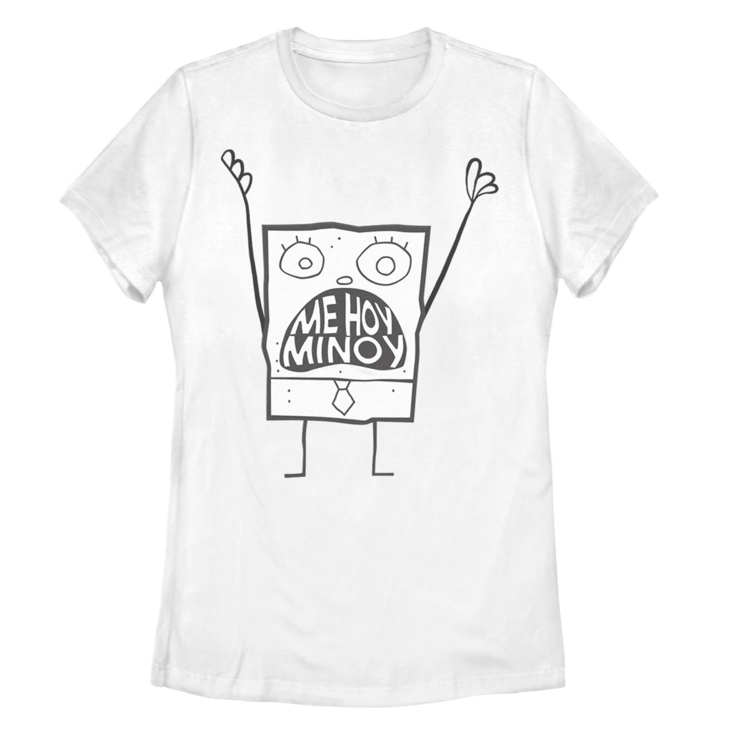 

Детская футболка Nickelodeon Spongebob Squarepants с рисунком DoodleBob Me Hoy Minoy Fill Licensed Character