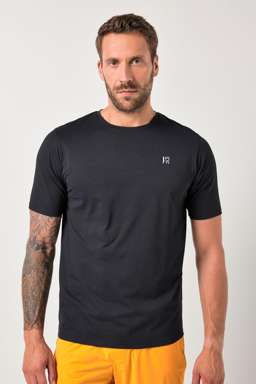 

JAY-PI Мужская функциональная рубашка для фитнеса с коротким рукавом QuickDry до 7 XL