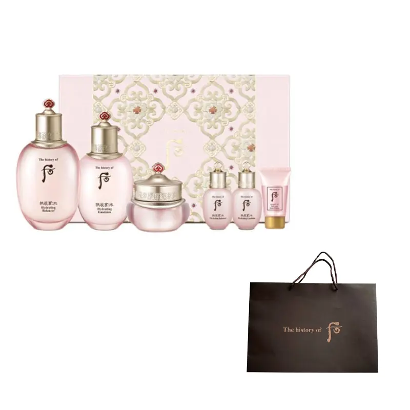 Набор для ухода за кожей Gongchen Xiangshuiyun Clear Lotion The History Of Whoo, water 150ml/20ml+lotion 110ml/20ml+face кремовый 30ml+cleanser 13ml