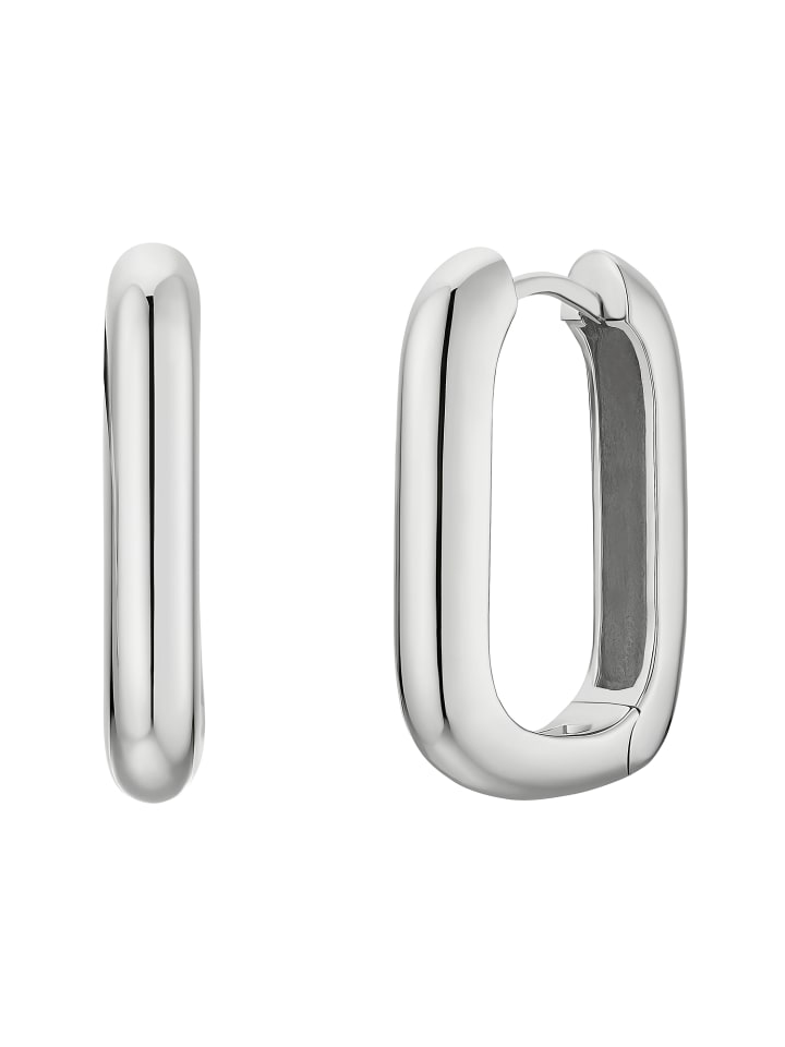 

Noelani Серьги-кольца из серебра 925 пробы с родиевым покрытием