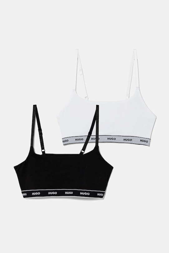 

Бюстгальтер 2-pack twin bralette stripe HUGO, белый