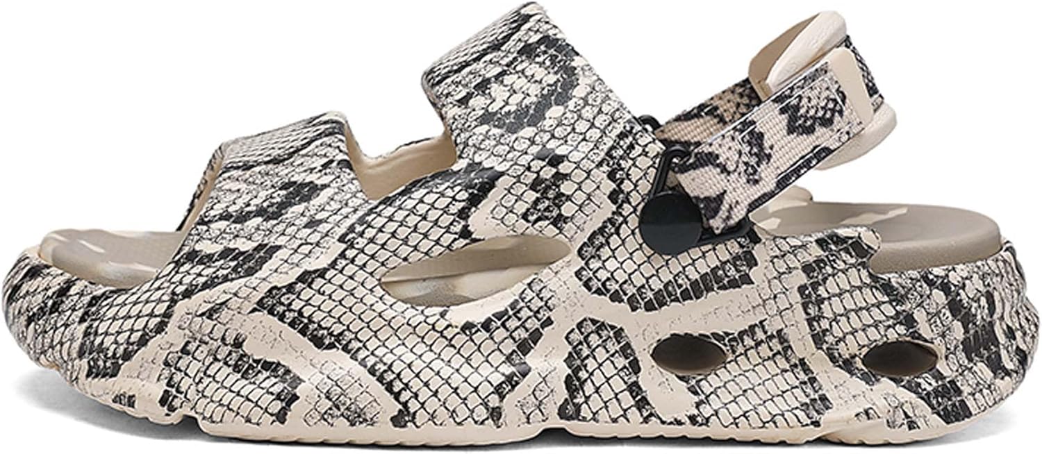 

Летние шлепанцы, противоскользящие пляжные тапочки для ношения на улице Generic, Snake Skin Color