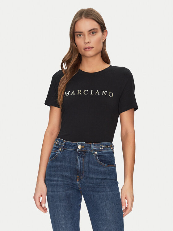 

Облегающая футболка 5GGI00 6008A Marciano Guess, черный