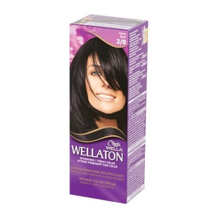 

Wella Wellaton Интенсивная краска-краска Черный 2/0, Фиолетовый, Wella Wellaton Интенсивная краска-краска Черный 2/0