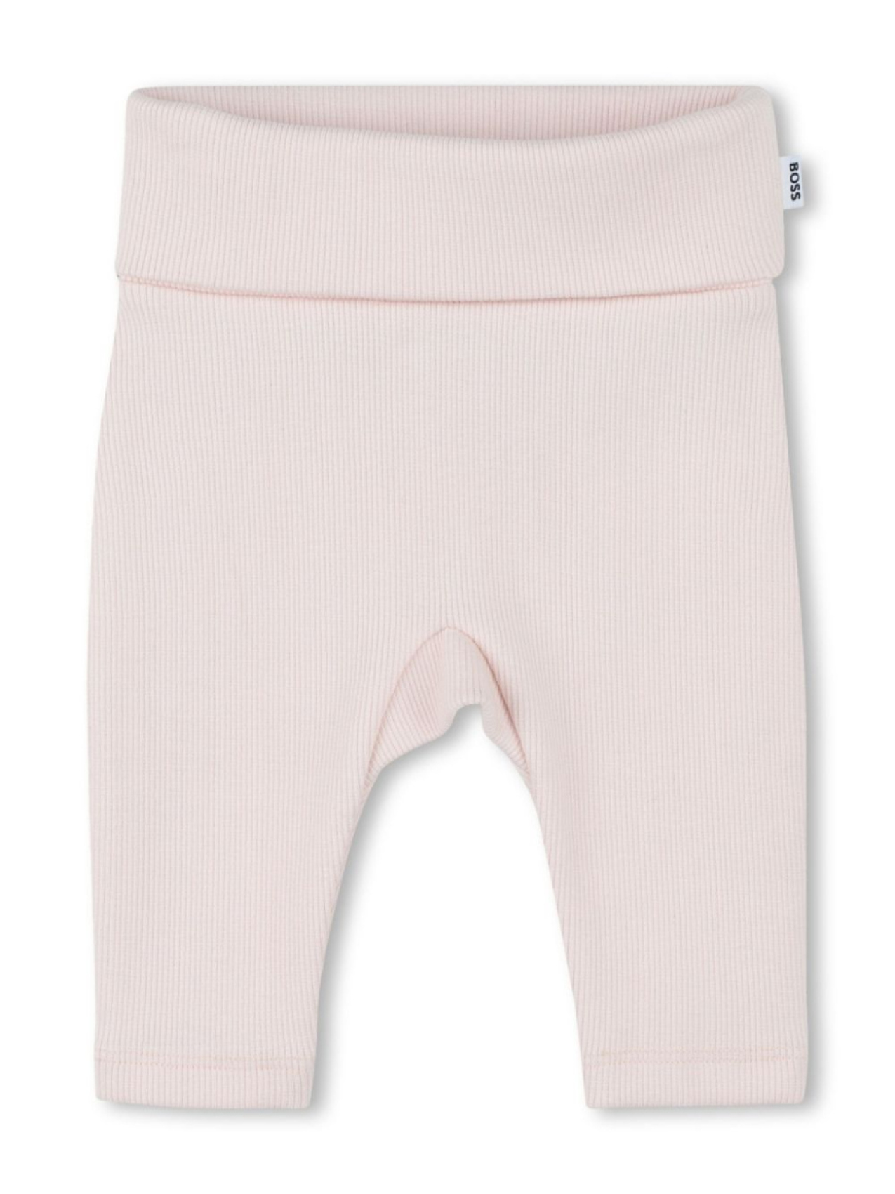 BOSS Kidswear комплект из топа и брюк в рубчик, белый — фото 3
