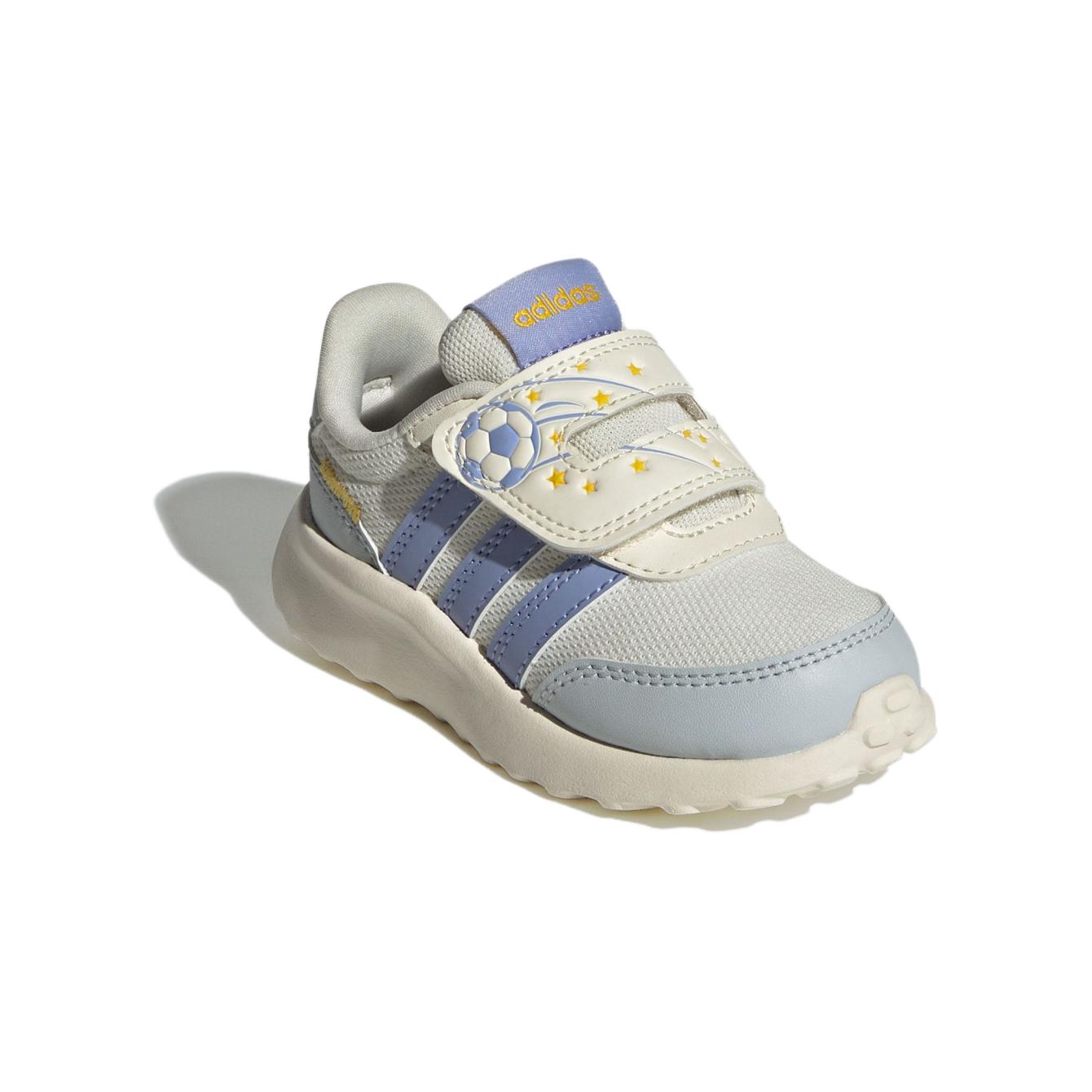 Кроссовки низкие RUN 70s AC I устойчивые к истиранию для малышей Adidas, Jade White/Light Blue — фото 3