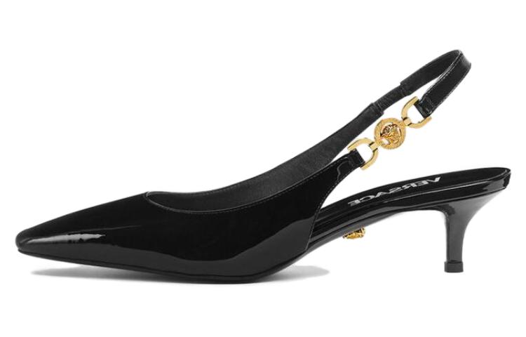 Туфли-лодочки Medusa '95 Slingback VERSACE, Black Gold