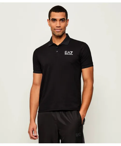 

Футболка поло Regular fit Ea7, черный