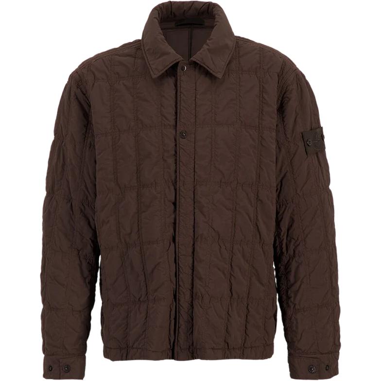 

Стеганая утепленная куртка STONE ISLAND, темно-коричневый