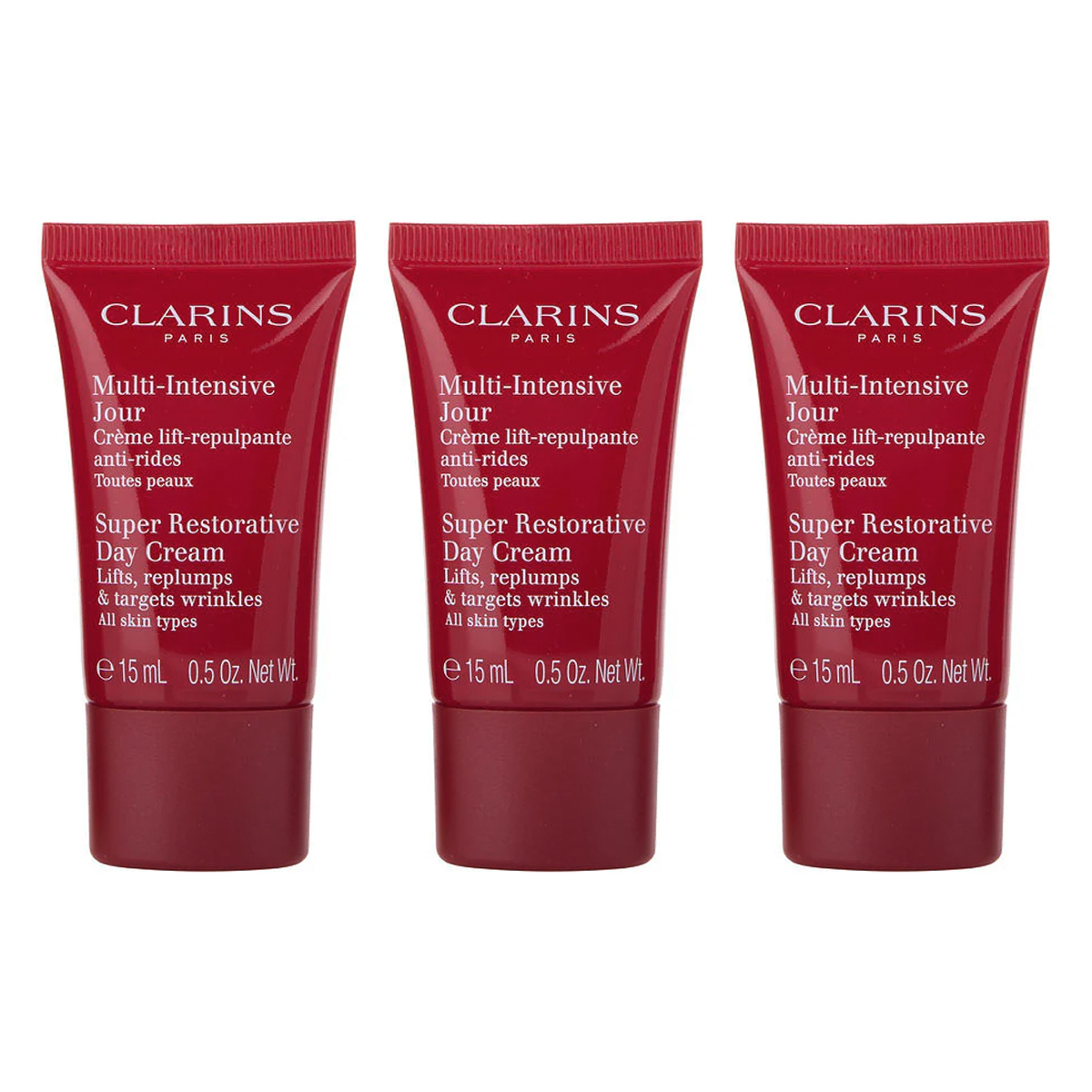 

CLARINS JIAOYUNSHI Golden Years Repairing Face Cream увлажняющий и питательный крем для сухой кожи 15мл*3/50мл