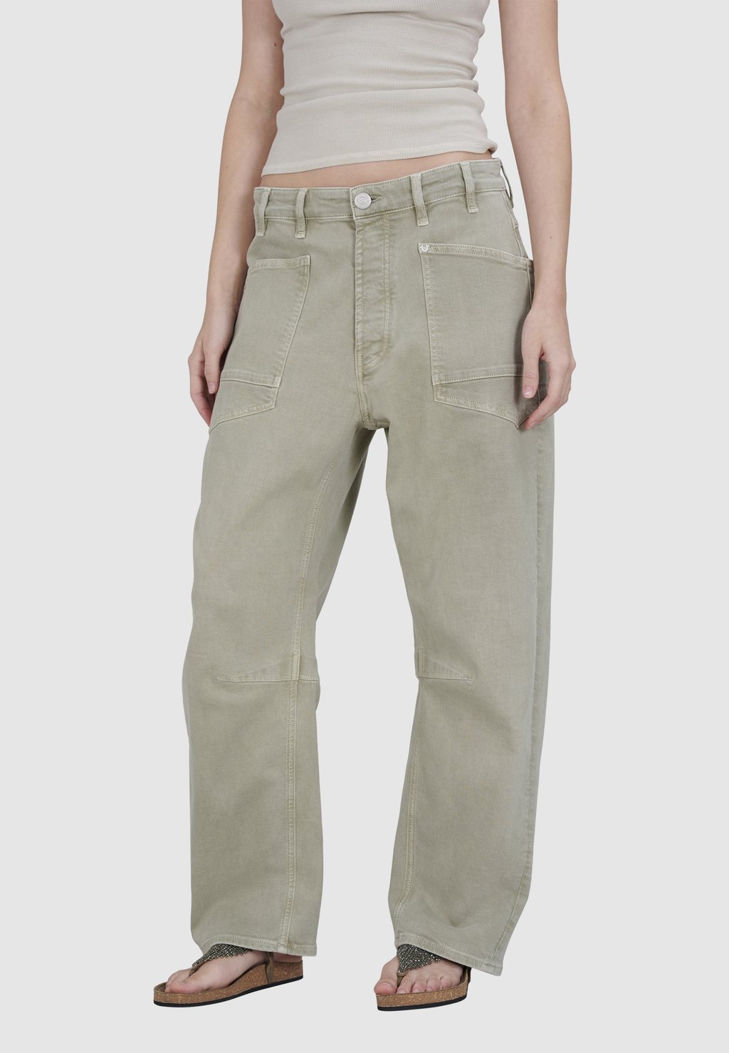 

Джинсы прямого кроя ARMY PANT FATIGUE True Religion, оливковый