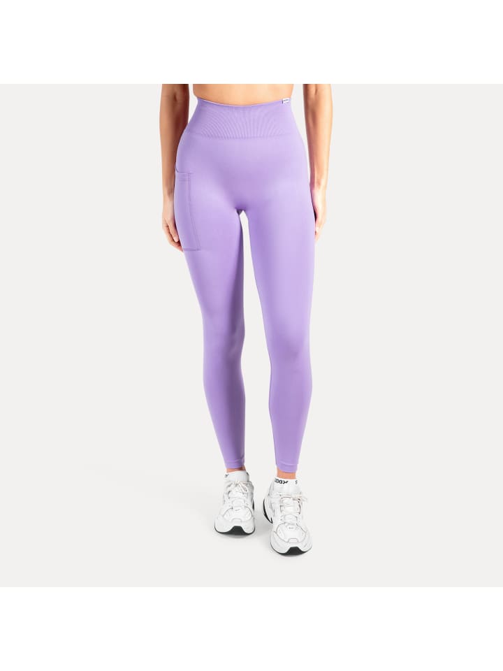 

Леггинсы Amaze Scrunch Pro Pocket Seamless фиолетового цвета SMILODOX