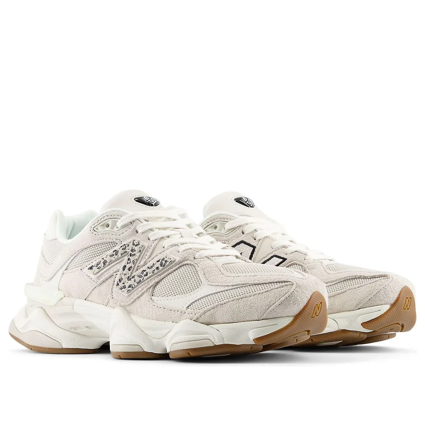 Кроссовки New Balance 9060 'Sea Salt Leopard' U9060ASP, серый — фото 2