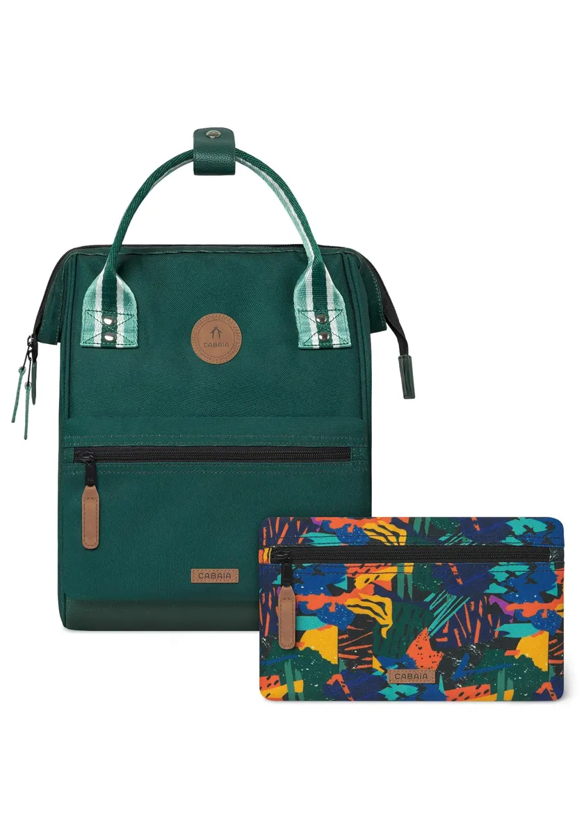 

CABAIA Daypack "Adventurer S Recycled", городской рюкзак из переработанных материалов, изумрудный