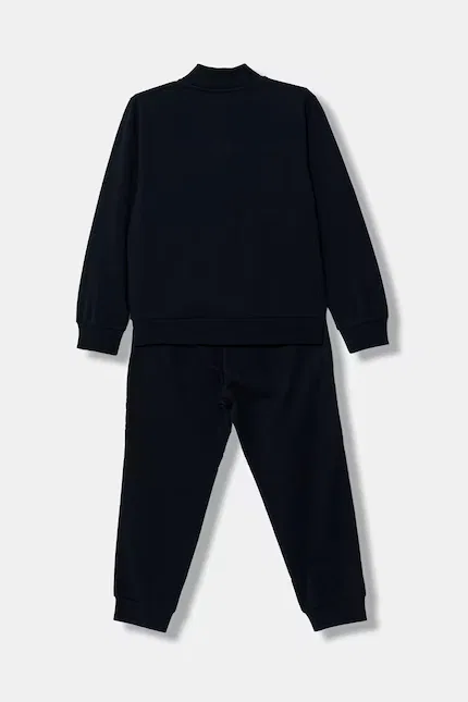 Спортивный костюм хлопковый EA7 Emporio Armani, синий — фото 2