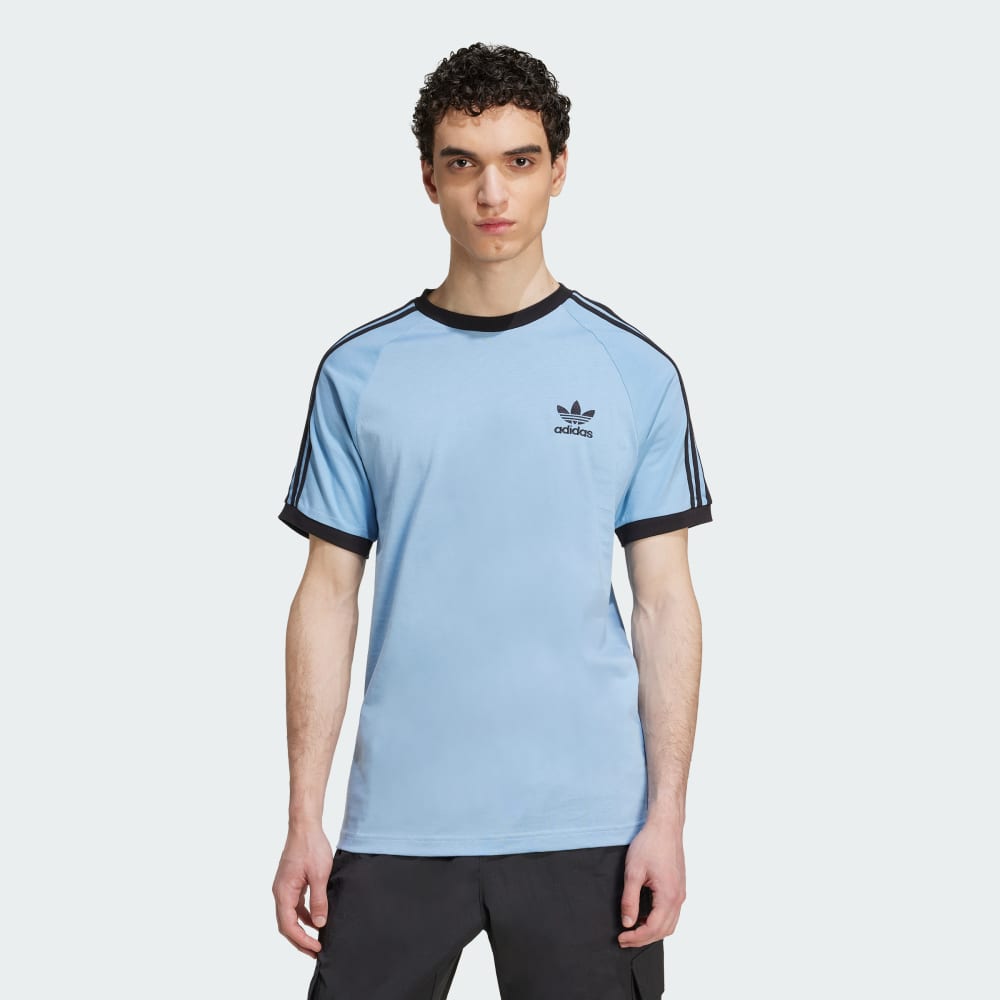

Футболка Adidas Adicolor Classics 3-Stripes Tee, цвет Ash Blue/Black
