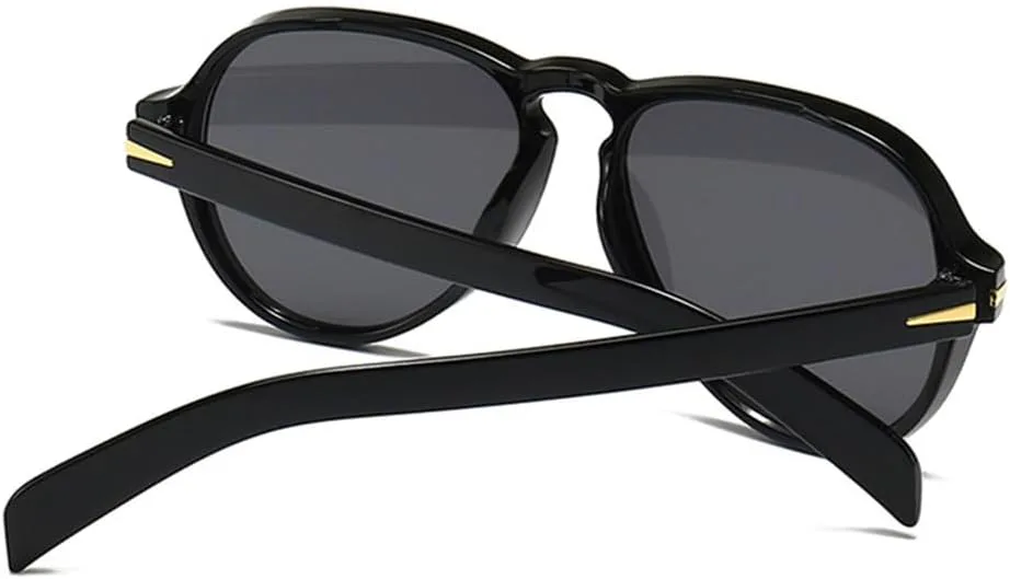 

Ретро солнцезащитные очки для женщин с заклепками и градиентным переходом цвета, мужские солнцезащитные очки с защитой от УФ-излучения UV400 LANGSER, Black Green Tea