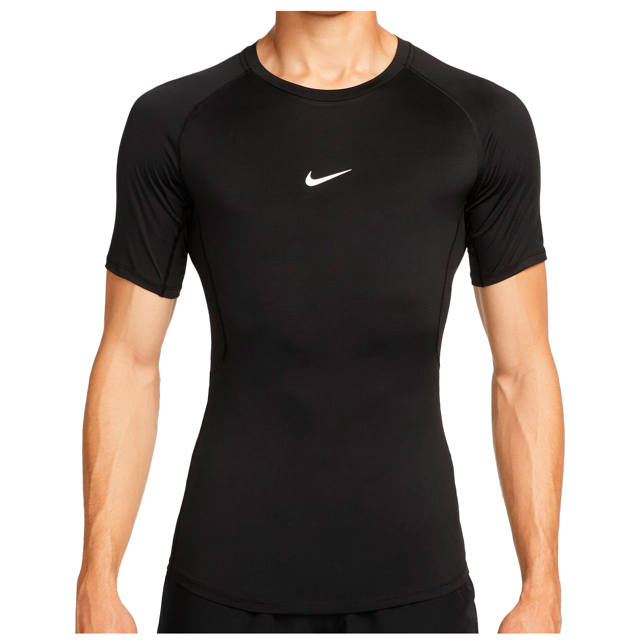 

Функциональная рубашка Nike Pro Dri FIT S/S, цвет Black/White