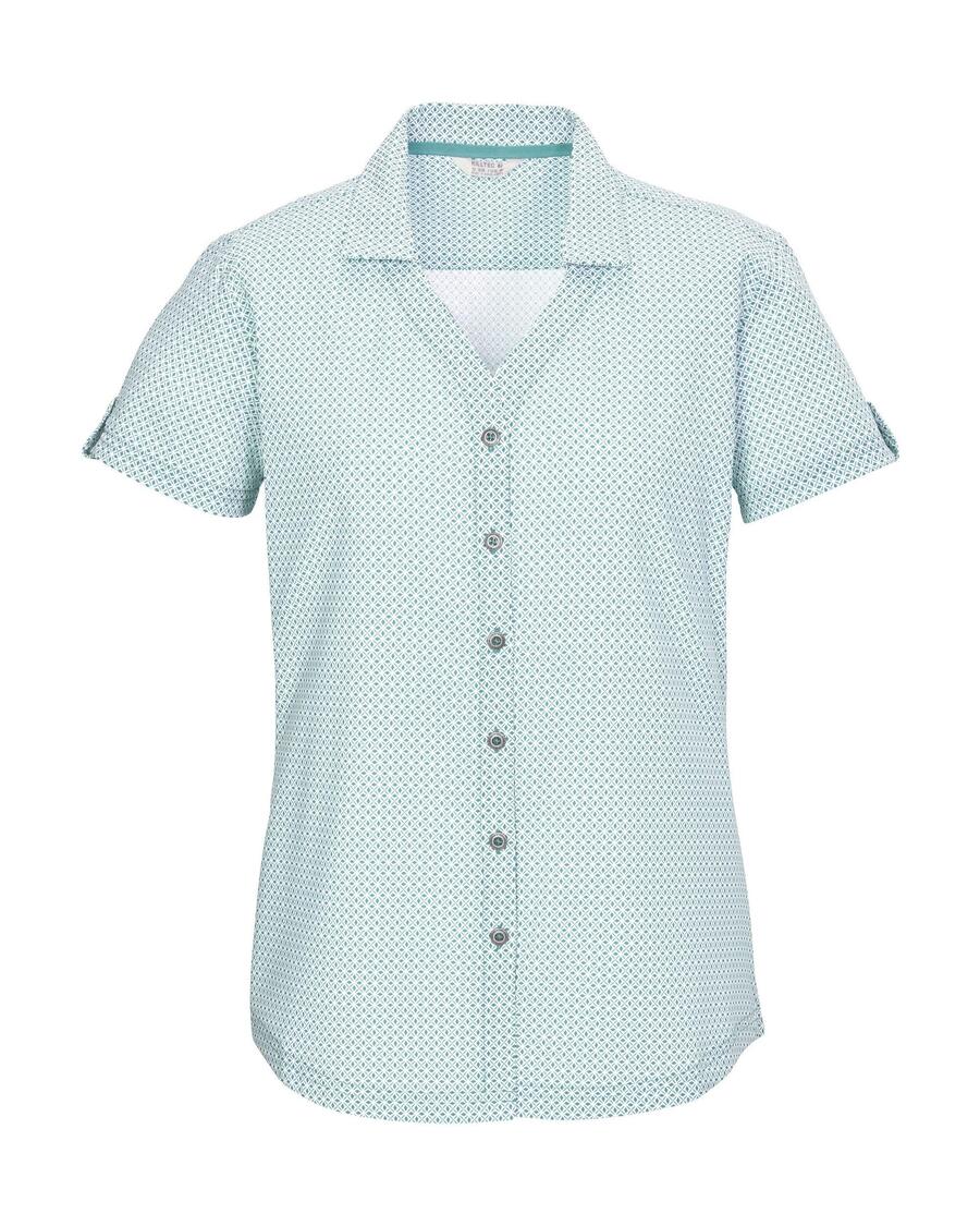 

KILLTEC Функциональная рубашка KOS 46 WMN WVN SHRT Hiking/Outdoor/Trekking Women aqua Without