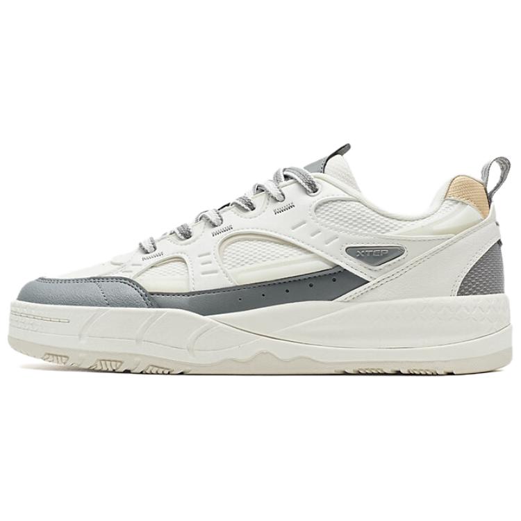 

XTEP Низкие скейтерские кроссовки мужские серо-белые, цвет Gray White