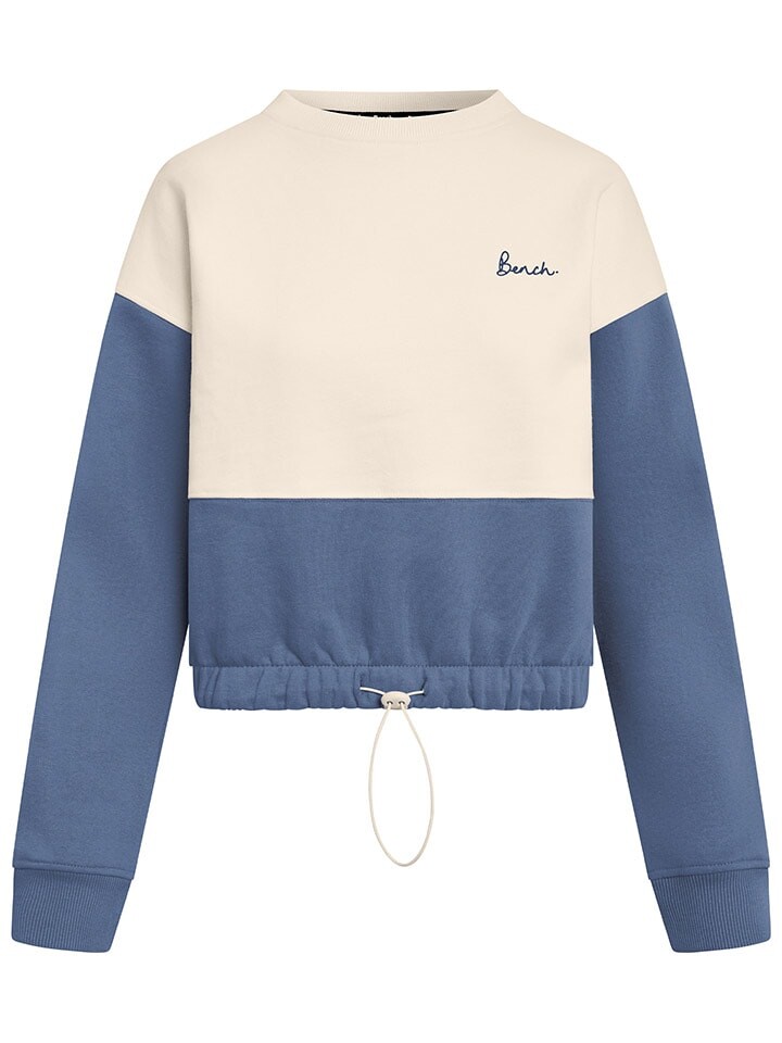 

Толстовка Bench Sweatshirt, цвет Weiß/Dunkelblau