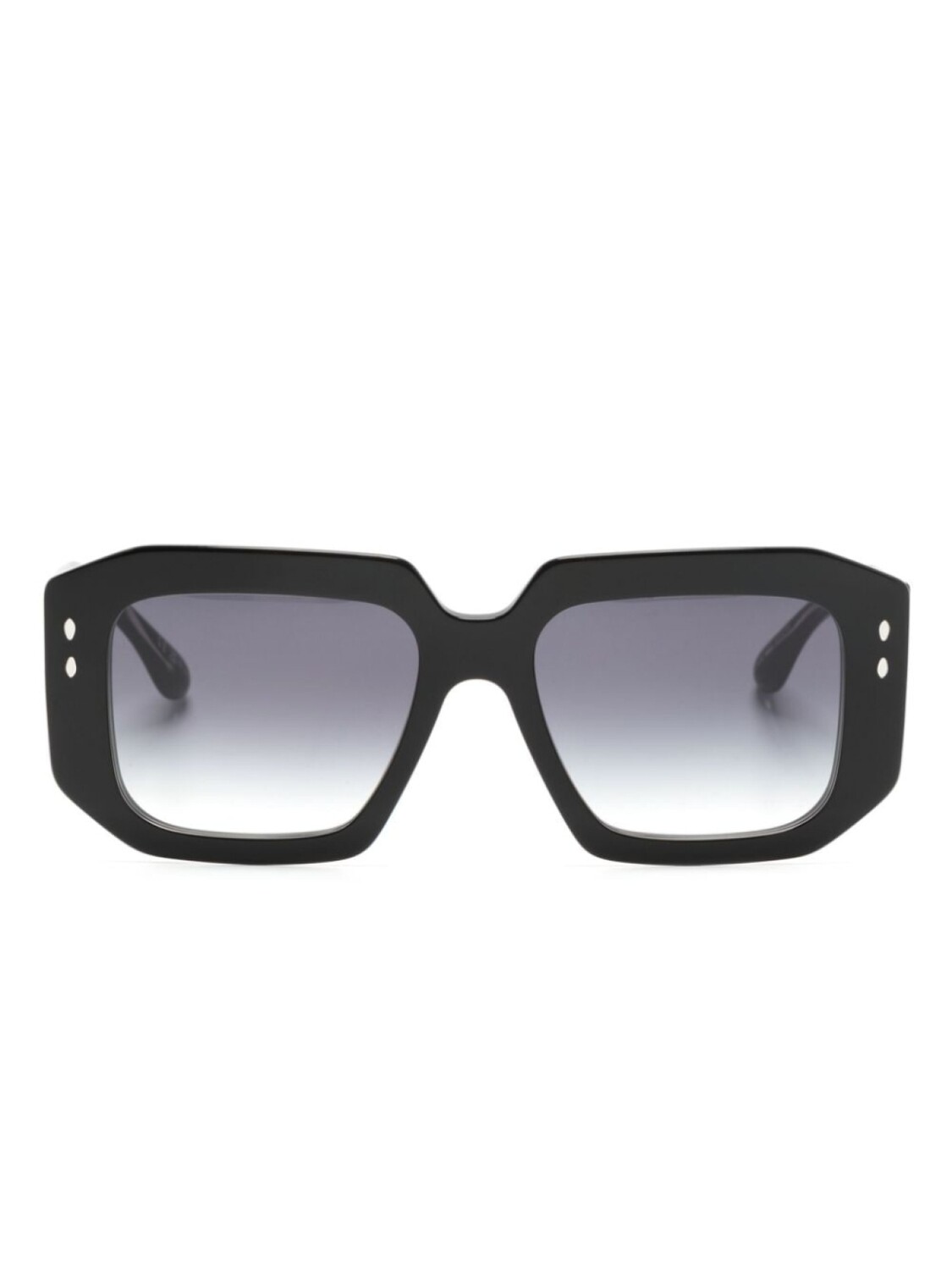 

Isabel Marant Eyewear солнцезащитные очки в квадратной оправе с логотипом, черный