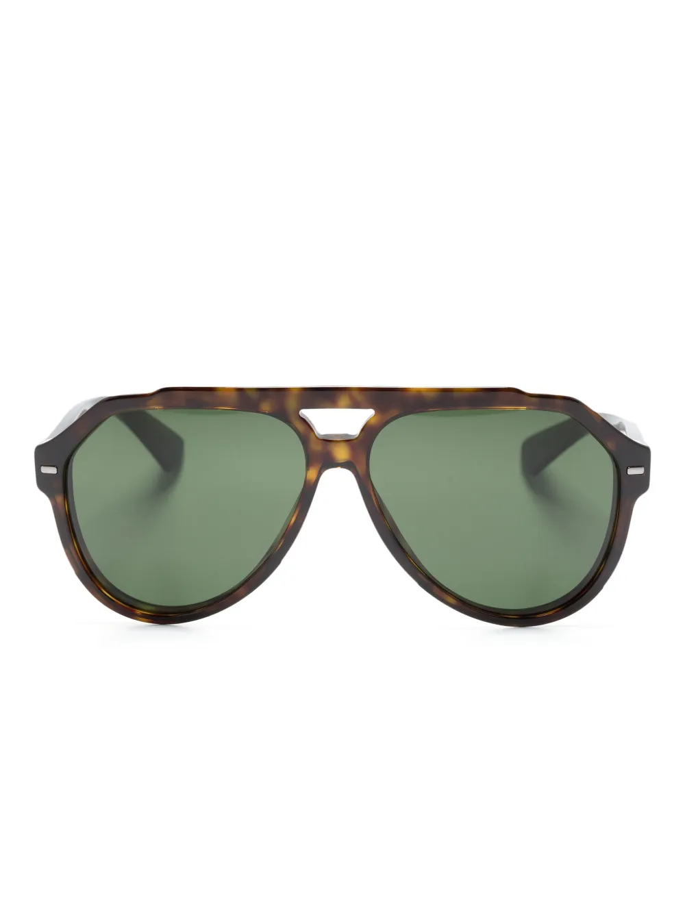 

Солнцезащитные очки-пилоты Lusso Sartoriale Dolce & Gabbana Eyewear, коричневый