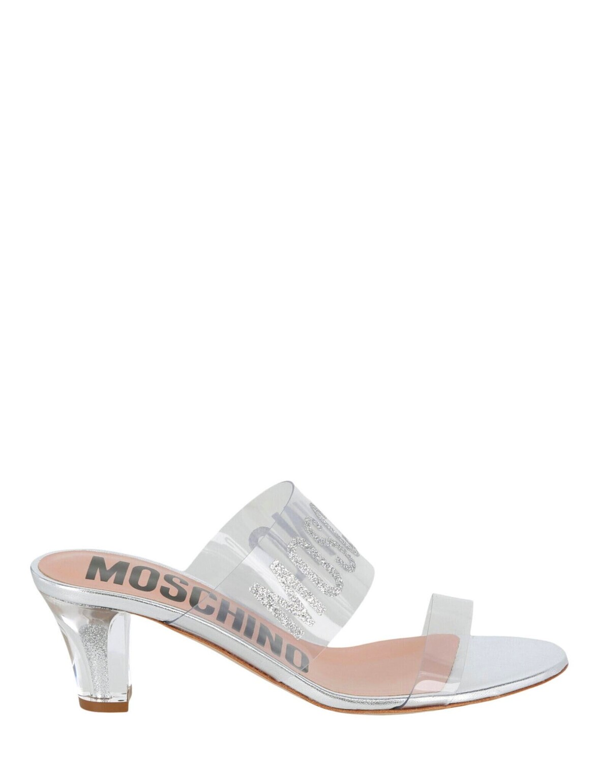 

Сандалии Moschino, прозрачный