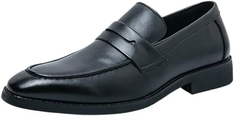 Мокасины кожаные лоферы мужские с кисточкой Black DHFIRUFSHLO