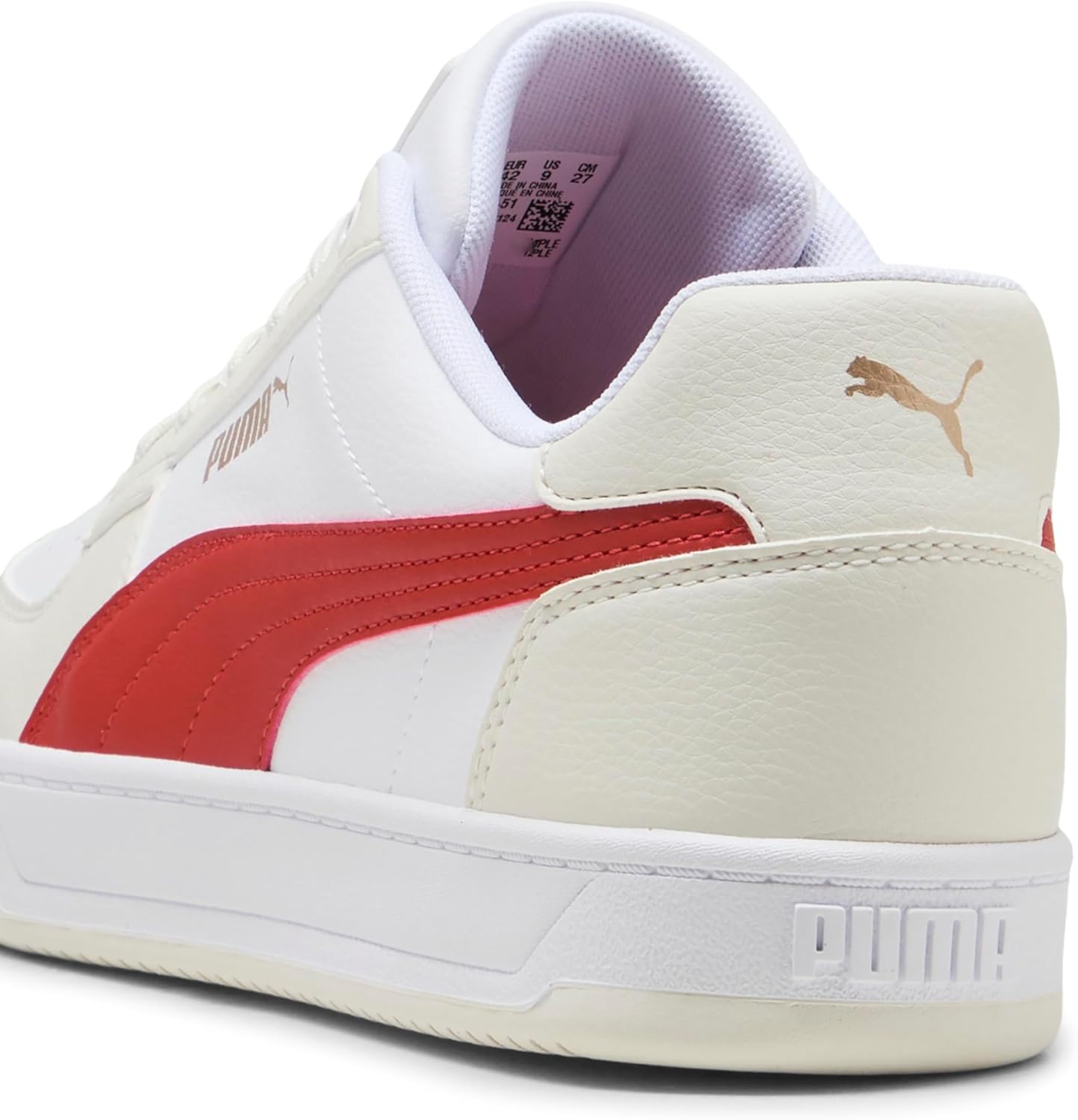 Кроссовки Puma Unisex-Adult Puma Caven 2.0, белый/красный/серый — фото 2
