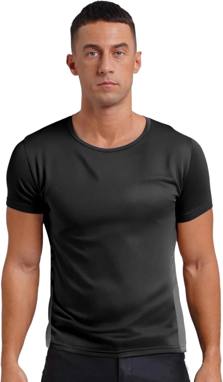 

Футболка Mufeng мужская легкая спортивная с коротким рукавом