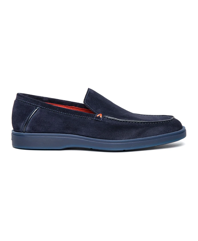 

Классические кожаные лоферы Santoni, синий